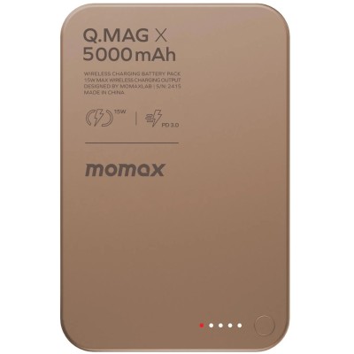Портативний зарядний пристрій WRL 5000MAH Q.MAG X TITAN. IP116AL2 MOMAX