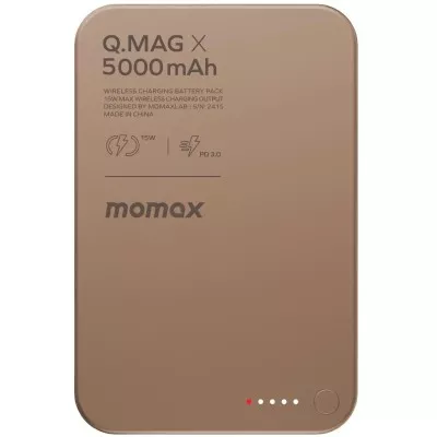 Портативний зарядний пристрій WRL 5000MAH Q.MAG X TITAN. IP116AL2 MOMAX