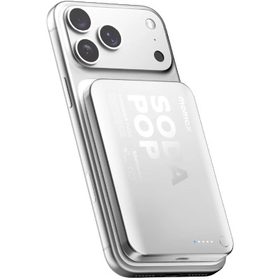 Портативний зарядний пристрій WRL 5000MAH SILVER IP165S MOMAX