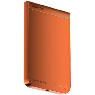 Портативний зарядний пристрій WRL 5000MAH SOLAR ORANGE IP161Q2M MOMAX
