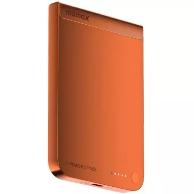 Портативний зарядний пристрій WRL 5000MAH SOLAR ORANGE IP161Q2M MOMAX