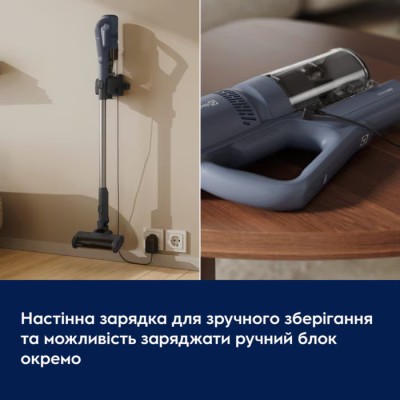 Пилосос акумуляторний ELECTROLUX EP51UH18DB
