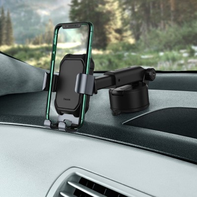 Автомобільний тримач Baseus Tank gravity car mount holder (SUYL-TK01) Black