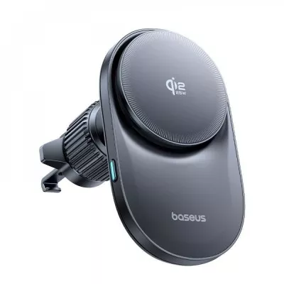 Автомобільний тримач з Бездротовим ЗП Baseus PrimeTrip VC2 Pro Qi2.2 25W black