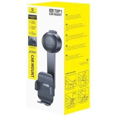 Автотримач Baseus PrimeTrip C03 Air Clamping Car Mount (C0013C01)чорний