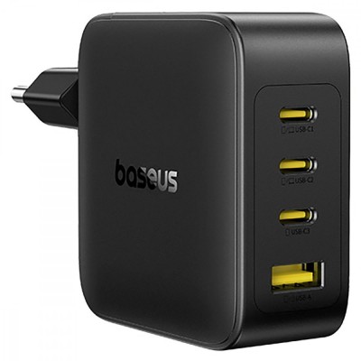 Зарядний Пристрій Baseus EnerFill FH11 GaN 140W (3 Type-C+USB) (E0121J00) black