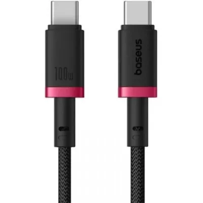 Кабель Baseus Dura Series Fast Charging Type-C to Type-C 100W (1m) (P10377803U01-01) red/black