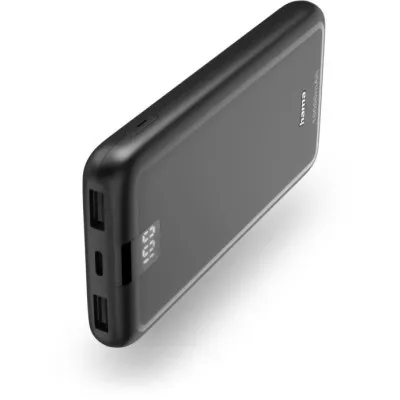 Повербанк Hama 10000mAh 15W (00201709) чорний