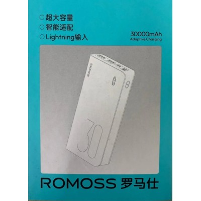 Повербанк Romoss 30000mAh PHP30 18W (PHP30-201-01H) білий