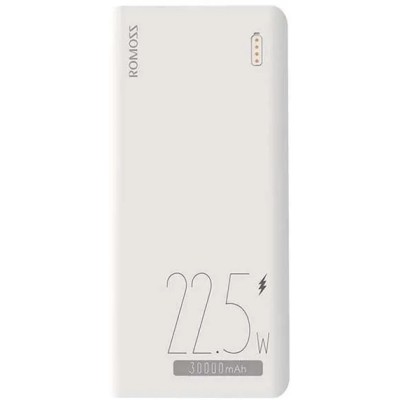 Повербанк Romoss 30000mAh PHP30 22.5W (PHP30-711-1111H) білий