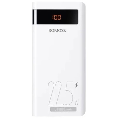 Повербанк Romoss 30000mAh PHP30 22.5W (PHP30-852-1111) білий