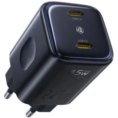 Зарядний пристрій Baseus PicoGo 2C 45W (E0121F00) чорний