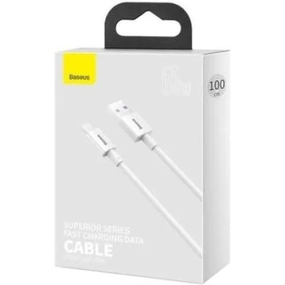 Кабель Baseus USB-Type-C 66W 2m (CATYS-A02) білий