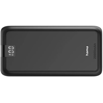 Повербанк Hama 20000mAh 15W (00201710) чорний