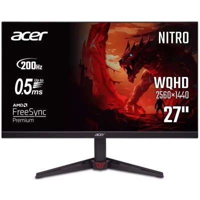 Монiтор TFT ACER 27" Nitro VG270UX1bmiipx (UM.HV0EE.105) IPS QHD 200Hz 2*HDMI DP MM Black