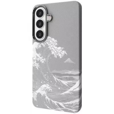 Чохол Proove Gleam Case with Magnetic Ring Samsung Galaxy S26 white waves