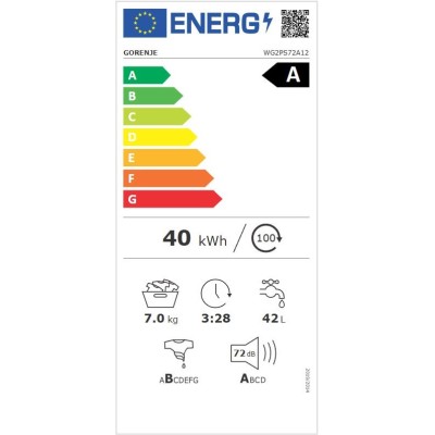 Пральна машина GORENJE WG2PS72A12/UA