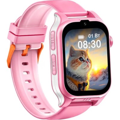 Смарт-годинник для дітей AmiGo GO810 ULTRA 4G GPS Pink
