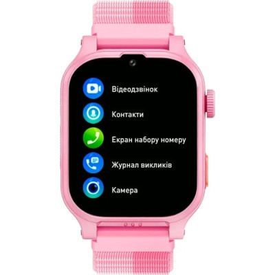 Смарт-годинник для дітей AmiGo GO810 ULTRA 4G GPS Pink