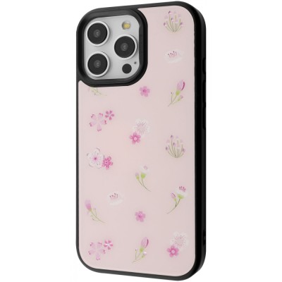 Чохол Proove Muse Fleur Case with Magnetic Ring iPhone 15 Pro Max pink flower (PCMFIP15PMB7)
