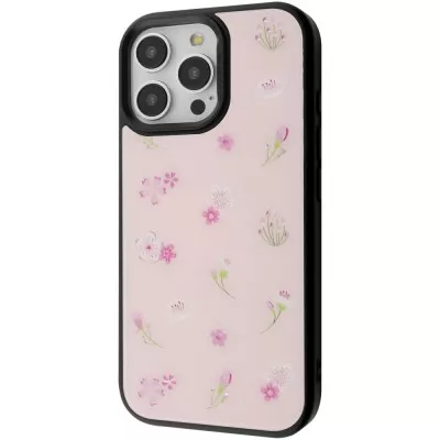Чохол Proove Muse Fleur Case with Magnetic Ring iPhone 15 Pro Max pink flower (PCMFIP15PMB7)