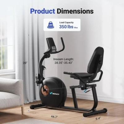 Велотренажер горизонтальний MERACH MR-S23B1-EU Recumbent bike