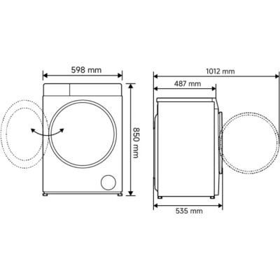 Пральна машина з сушаркою Mijia Front Load Washer Dryer 8kg (WD080MJA08UA)