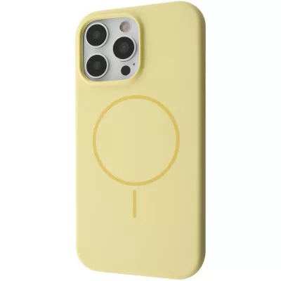 Чохол WAVE Color Circle Case with Magnetic Ring iPhone 16 Pro melow yellow