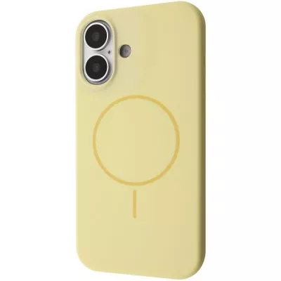 Чохол WAVE Color Circle Case with Magnetic Ring iPhone 17 melow yellow