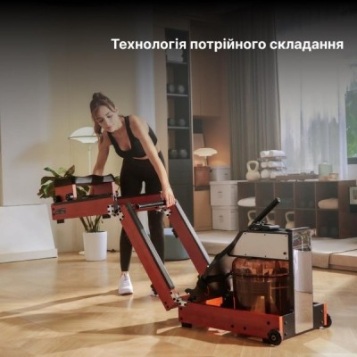 Водний гребний тренажер потрійного складання KINGSMITH WM10 PRO колір чорний горіх