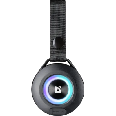 Портативна акустика DEFENDER (65920) Enjoy 20 3Вт, чорний, BT/light/Type-C, black