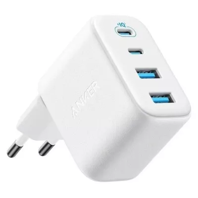 мережева зарядка ANKER Zolo Charger - 50W, 2xUSB-C & 2xUSB-A (Біла)