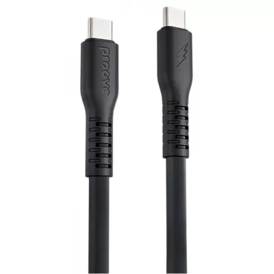 Кабель Proove Eternal Type-C to Type-C 60W (2m) black (CCET60002221)