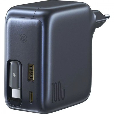 МЗП Baseus EnerCore CJ11 Fast Charger 100W (2 Type-C + USB) black (E0120M00)