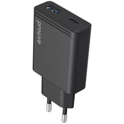 Зарядний Пристрій Proove Slender 65W (Type-C + USB) (WCSL65110001) black