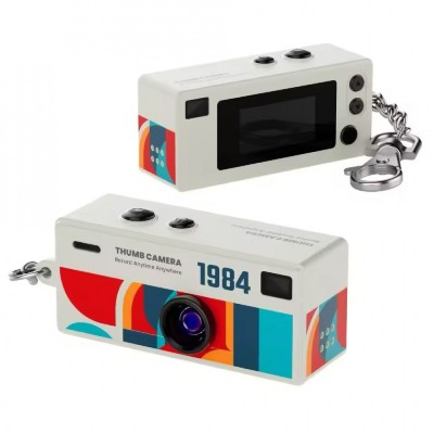 Міні-брелок Digital Thumb Camera FHD 1080P (8G Card + Card Reader) white