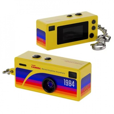 Міні-брелок Digital Thumb Camera FHD 1080P (8G Card + Card Reader) yellow