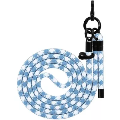 Proove Twist Check Cross-Body Strap white/blue