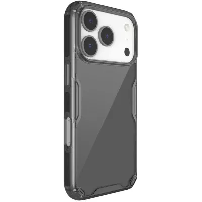 TPU чохол Nillkin Nature Pro Series для Apple iPhone 17 Pro Max (6.9") Чорний (прозорий)