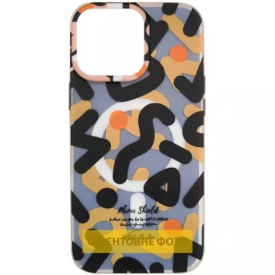 TPU чохол Pastel Chaos with MagSafe для Apple iPhone 17 (6.3") Black