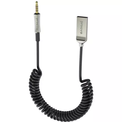 Автомобільний Аудіо Bluetooth Адаптер Proove Steel Spring black