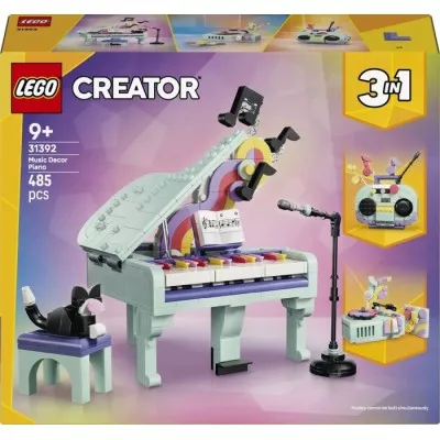 Конструктор LEGO® Creator Музичний декор «Фортепіано з котом» (31392)