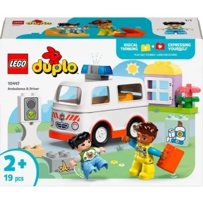 Конструктор LEGO® DUPLO Швидка допомога та водій (10447)