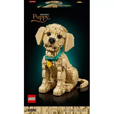 Конструктор LEGO® Icons Цуценя золотистого ретривера (11384)