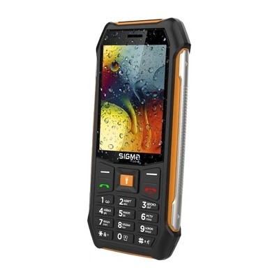Мобільний телефон Sigma mobile X-style 323 RAIN Black-Orange