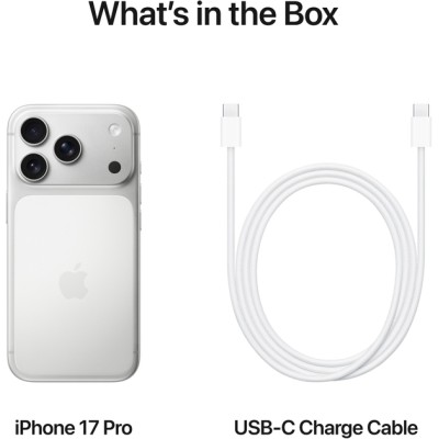 Смартфон Apple iPhone 17 Pro 512GB Silver (MG8K4)