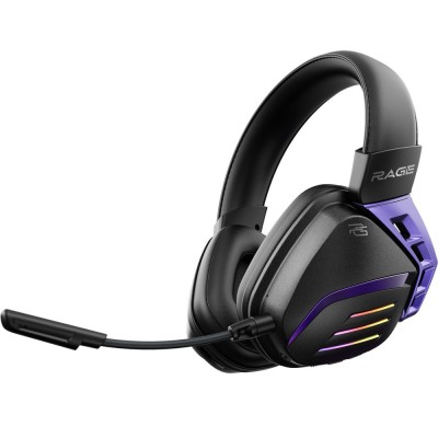 Бездротова ігрова гарнітура Proove Gaming Rage (APP) black/purple