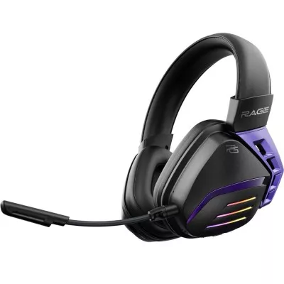 Бездротова ігрова гарнітура Proove Gaming Rage (APP) black/purple
