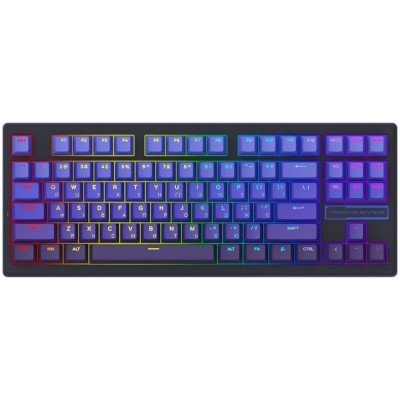 Бездротова клавіатура Proove Gaming Rampage (Ukraine Layout) gradient purple/black