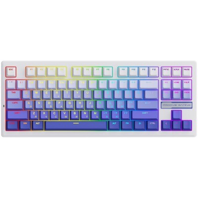 Бездротова клавіатура Proove Gaming Rampage (Ukraine Layout) gradient purple/white